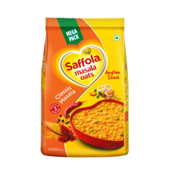 Saffola Masala Oats, Tasty Evening , Healthy Snack, Classic Masala Pouch 250 g