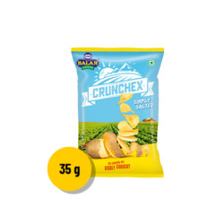 Balaji Crunchex Simply Salted 35 g (Pack of 3)