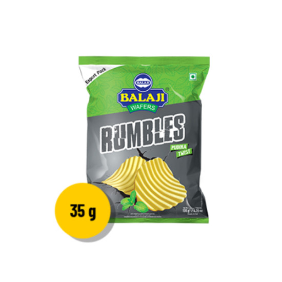 Balaji Rumbles Pudina Twist 35 g (Pack of 3)