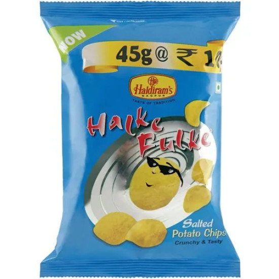 Haldiram Halke Fulke Salted Potato Chips Family Pack 100 g