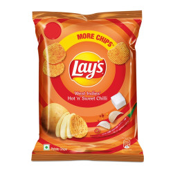 Lay's Hot 'n' Sweet Chilli Potato Chips 28 g (Pack of 3) Lay's Hot 'n' Sweet Chilli Potato Chips 28 g (Pack of 3)