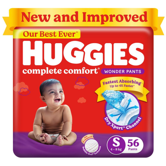 Huggies Wonder Pants (S) 56 count (9 - 14 kg)