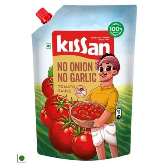 Kissan No Onion No Garlic Tomato Sauce Pouch 900 g