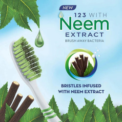 Oral-B Extra Medium Bristles Toothbrush With Neem Extarct  Oral-B Extra Medium Bristles Toothbrush With Neem Extarct