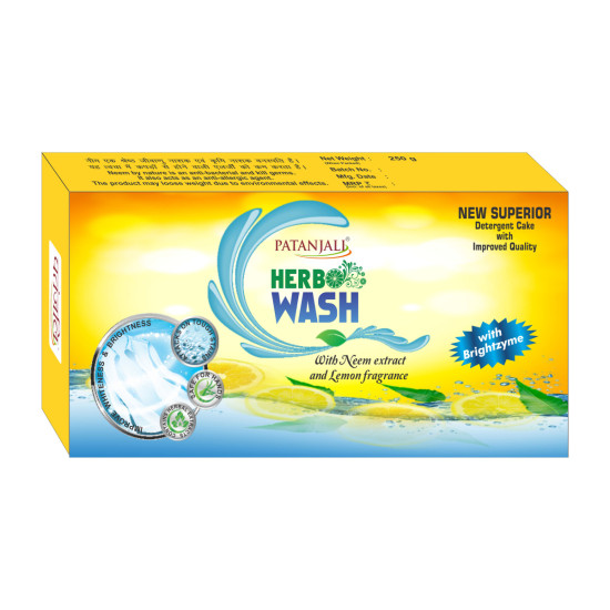 PATANJALI Harb Wash Detergent Bar 250 g (Pack of 3)