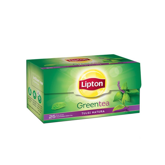 Lipton Green Tea Tulsi Natura - Pack of 25 Tea Bags
