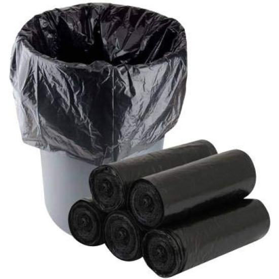 Black Medium Garbage Bags 3 pack of 30 pcs 29 Inch x 39 Inch (Pack of 3) (30 bags)