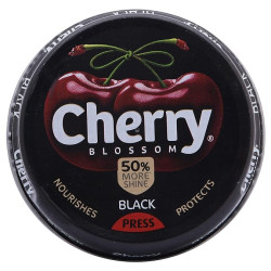 Cherry Blossom Black Wax Shoe Polish 15 g