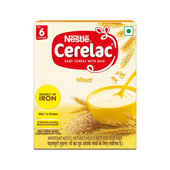 Nestle Cerelac Stage 1 Wheat Baby Cereal With Milk 300 g 