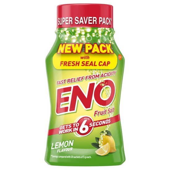 Eno Fruit Salt Lemon Flavour Bottle 100 g