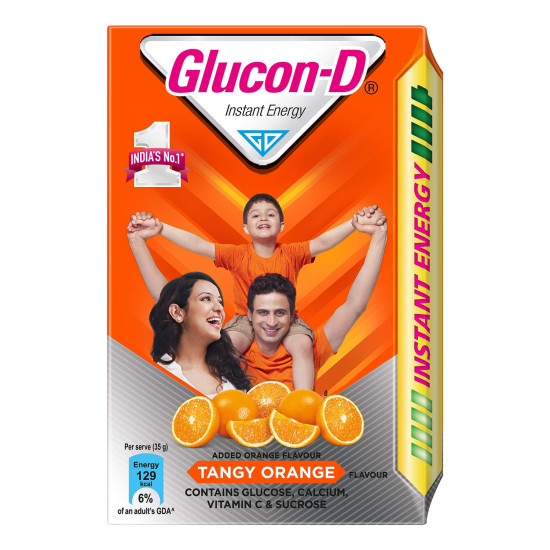 GLUCON-D Tangy Orange Instant Energy Drink 450 g